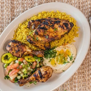 1/2 Grilled Chicken Plate